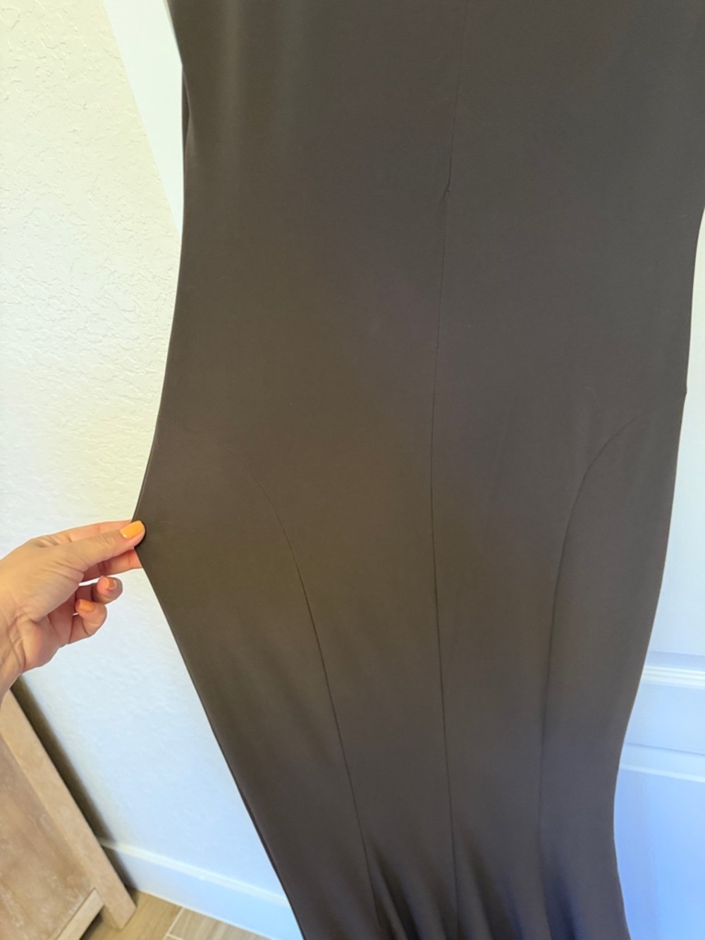 Norma Kamali Fishtail Gown in Chocolate - Picture 10 of 10